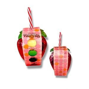 Better Days Fruit Club Beauty Shea Butter Lip Balm Strawberry Tumbler Set